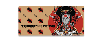 Cyberpunk Geisha Mousepad