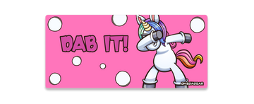 Unicorn Dab Mousepad